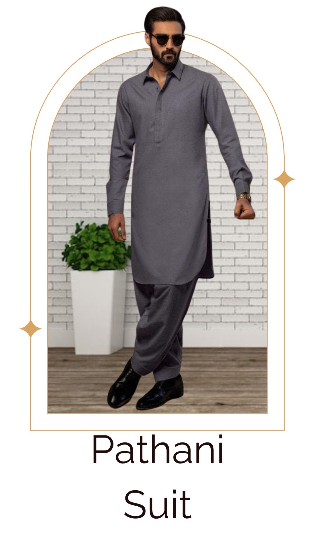 Men's Pathani Suit - 001FASHIONFORWARD