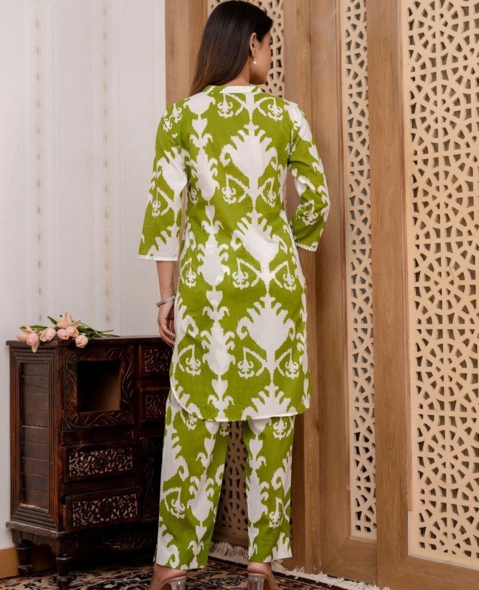 2 pcs Cotton Salwar Kameez Suit New Party Wear might casual Dress Readymade - 001FASHIONFORWARD