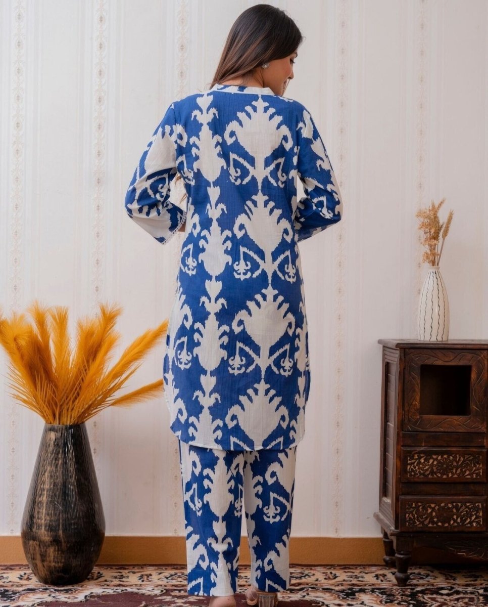 2 pcs Cotton Salwar Kameez Suit New Party Wear might casual Dress Readymade - 001FASHIONFORWARD