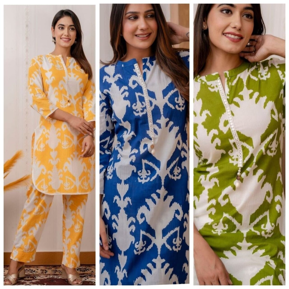 2 pcs Cotton Salwar Kameez Suit New Party Wear might casual Dress Readymade - 001FASHIONFORWARD