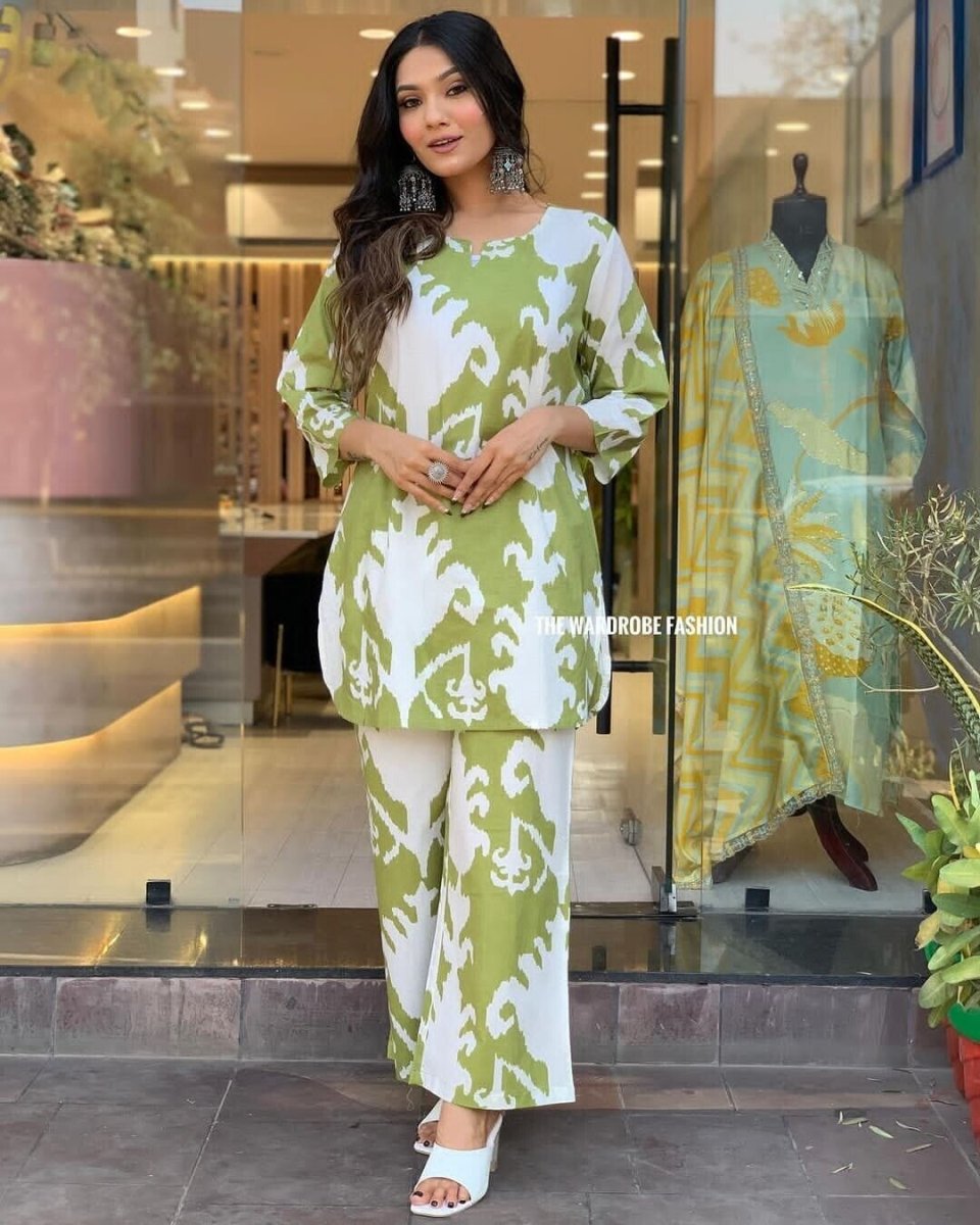2 pcs Cotton Salwar Kameez Suit New Party Wear might casual Dress Readymade - 001FASHIONFORWARD