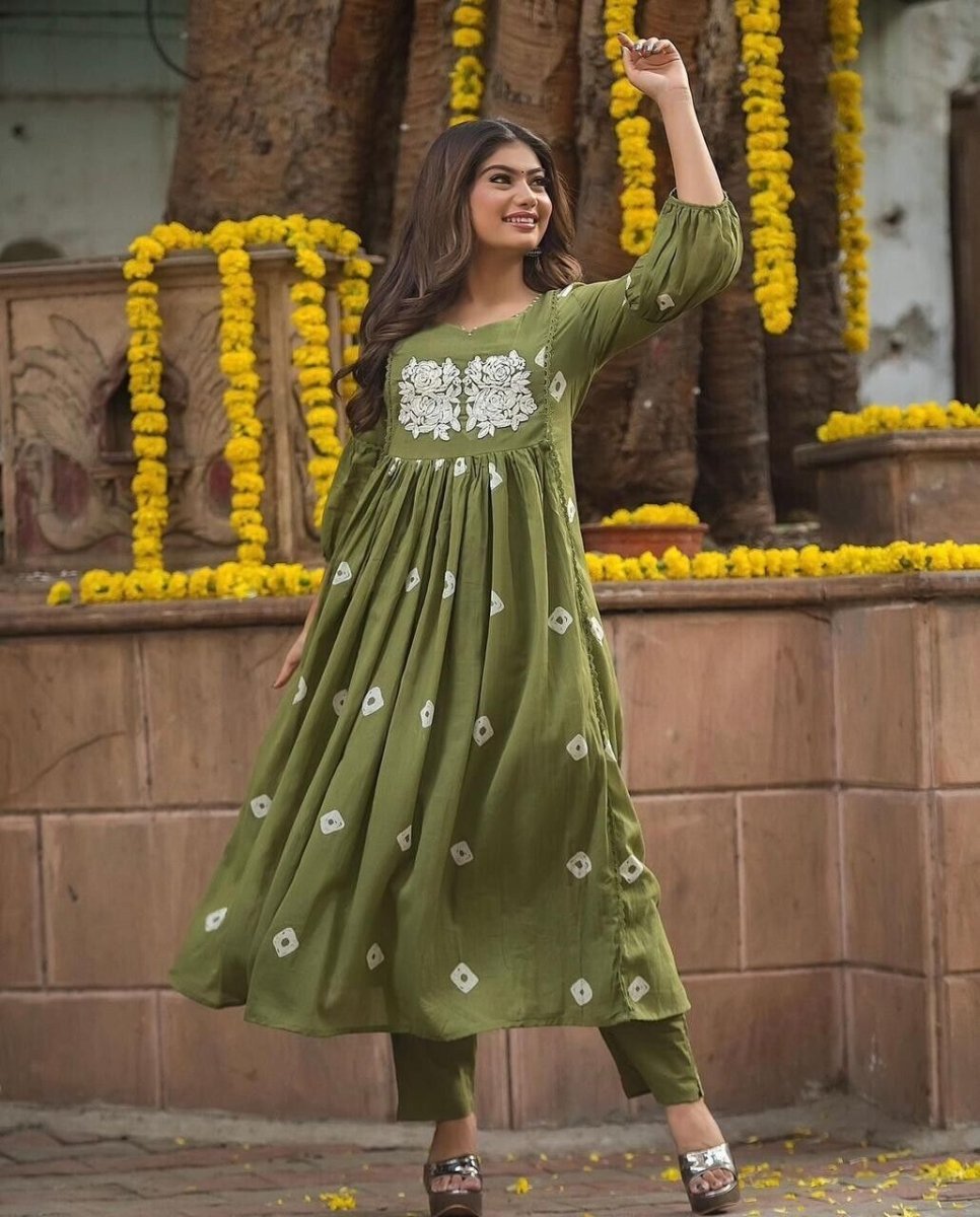 Anarkali Flared Gown Pakistani Salwar Kameez Ready made Wedding Party Bollywood - 001FASHIONFORWARD