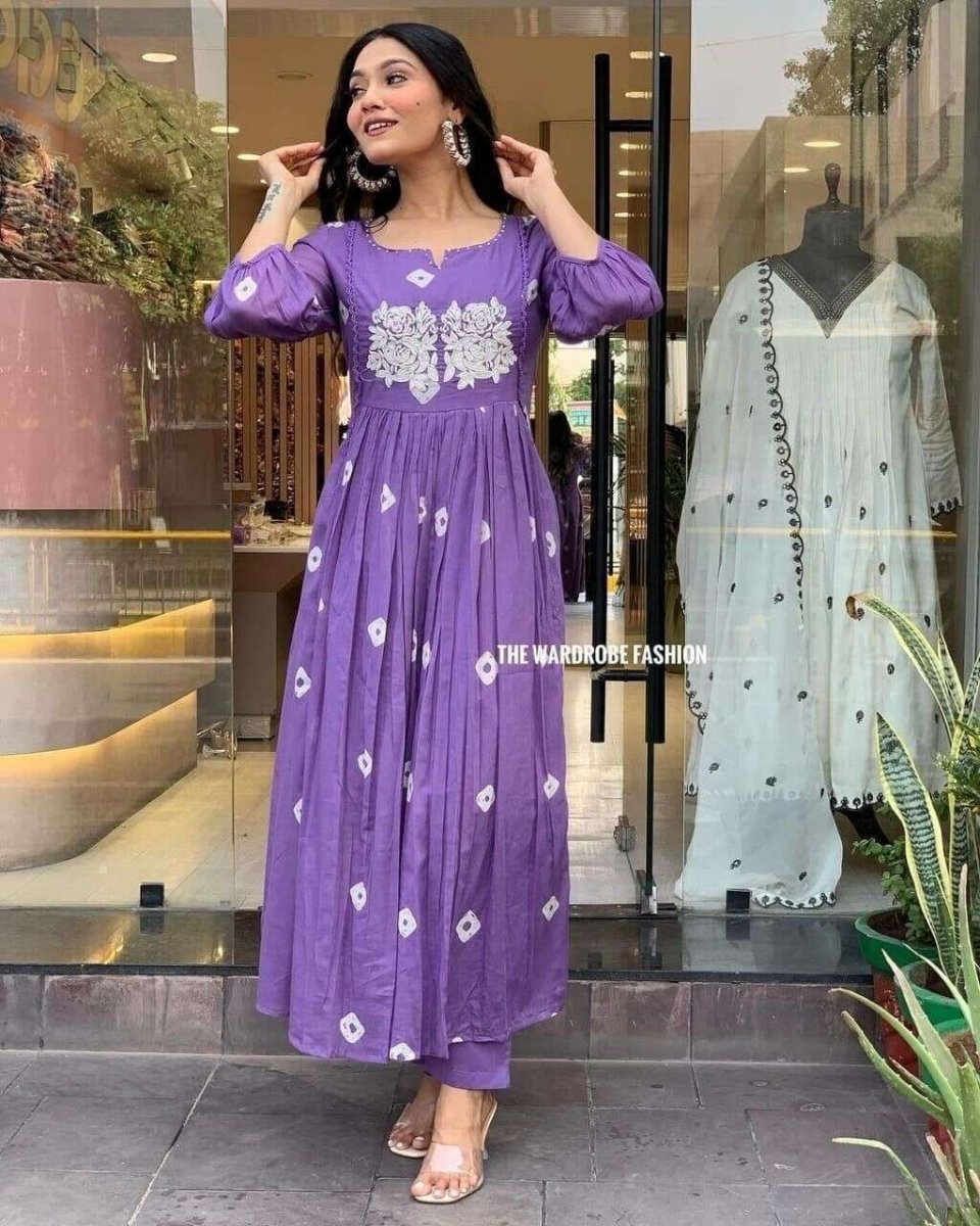 Anarkali Flared Gown Pakistani Salwar Kameez Ready made Wedding Party Bollywood - 001FASHIONFORWARD