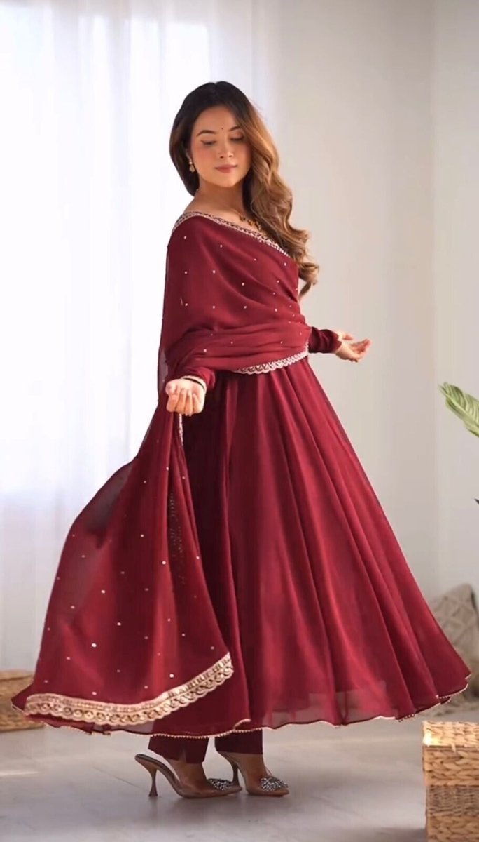 Bollywood Pakistani Kurta Pant Set - Designer Women Salwar Kameez Kurti Set - 001FASHIONFORWARD