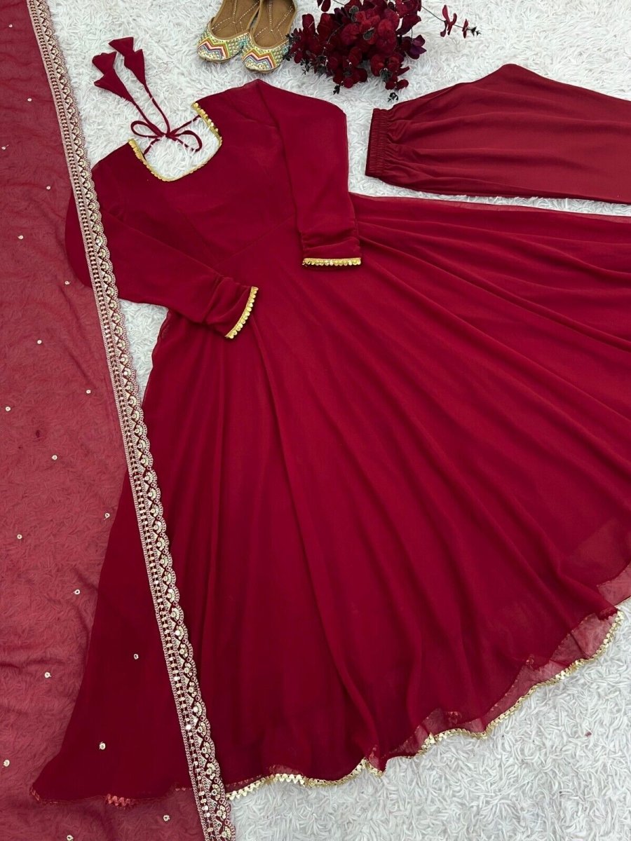 Bollywood Pakistani Kurta Pant Set - Designer Women Salwar Kameez Kurti Set - 001FASHIONFORWARD