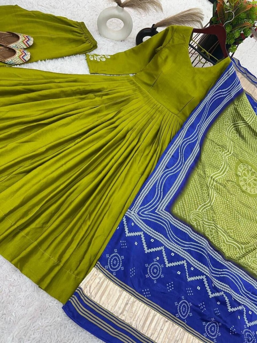 Bollywood Party Wear Anarkali Salwar Kameez Suit - Designer Flared Gown - 001FASHIONFORWARD