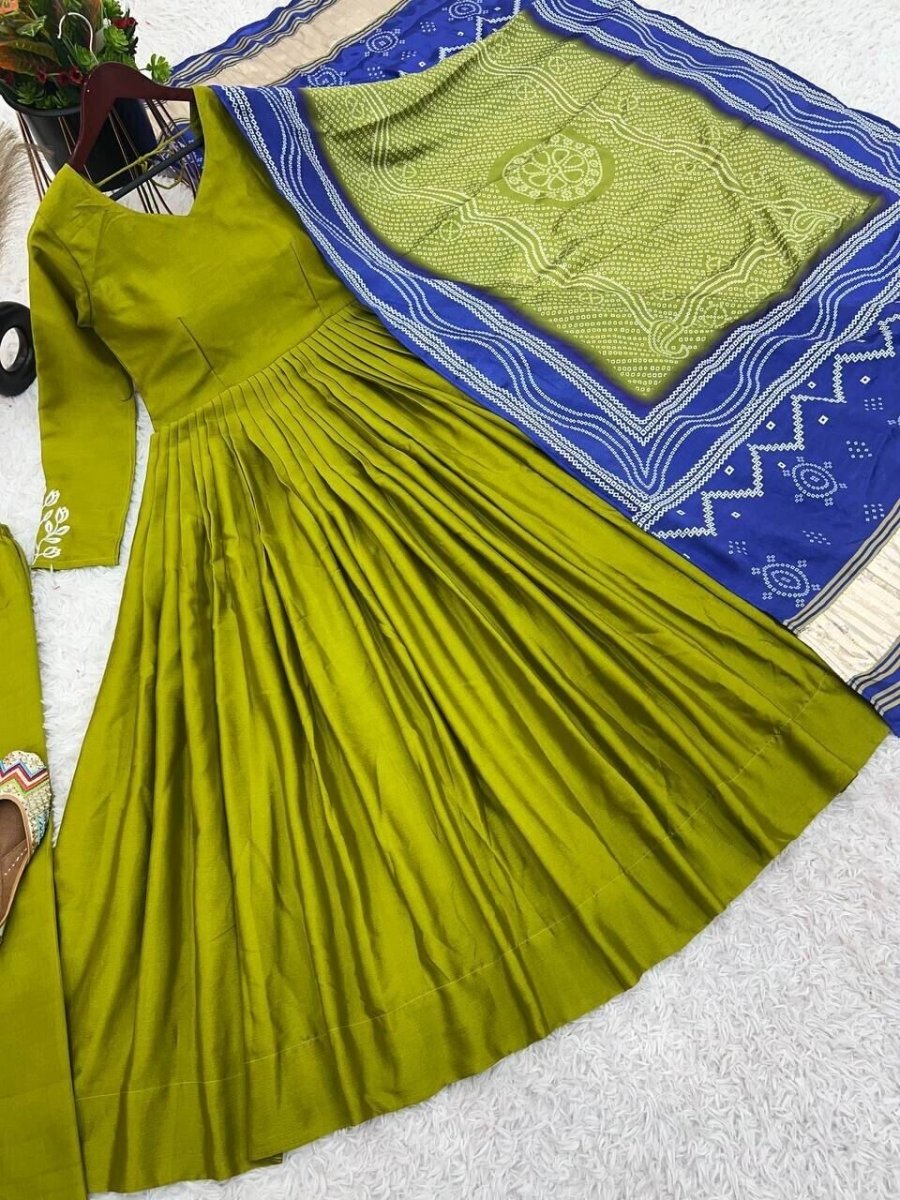 Bollywood Party Wear Anarkali Salwar Kameez Suit - Designer Flared Gown - 001FASHIONFORWARD