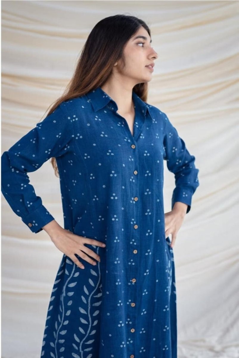 Cotton 2 Pcs Women Designer Kurta Pant Set Indian Bollywood Party Wear Kurti - 001FASHIONFORWARD