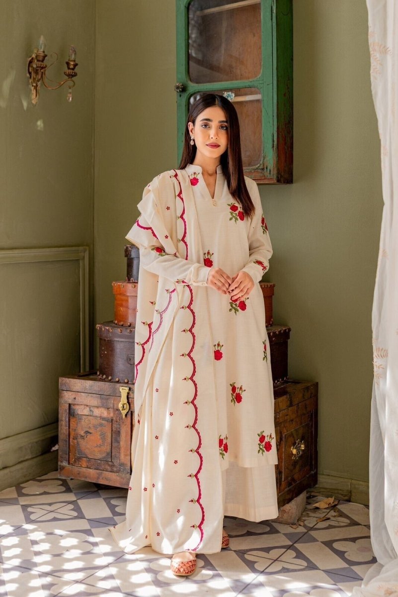 Cotton A - line Dress Pakistani Salwar Kameez Ready made Suits Wedding Party - 001FASHIONFORWARD