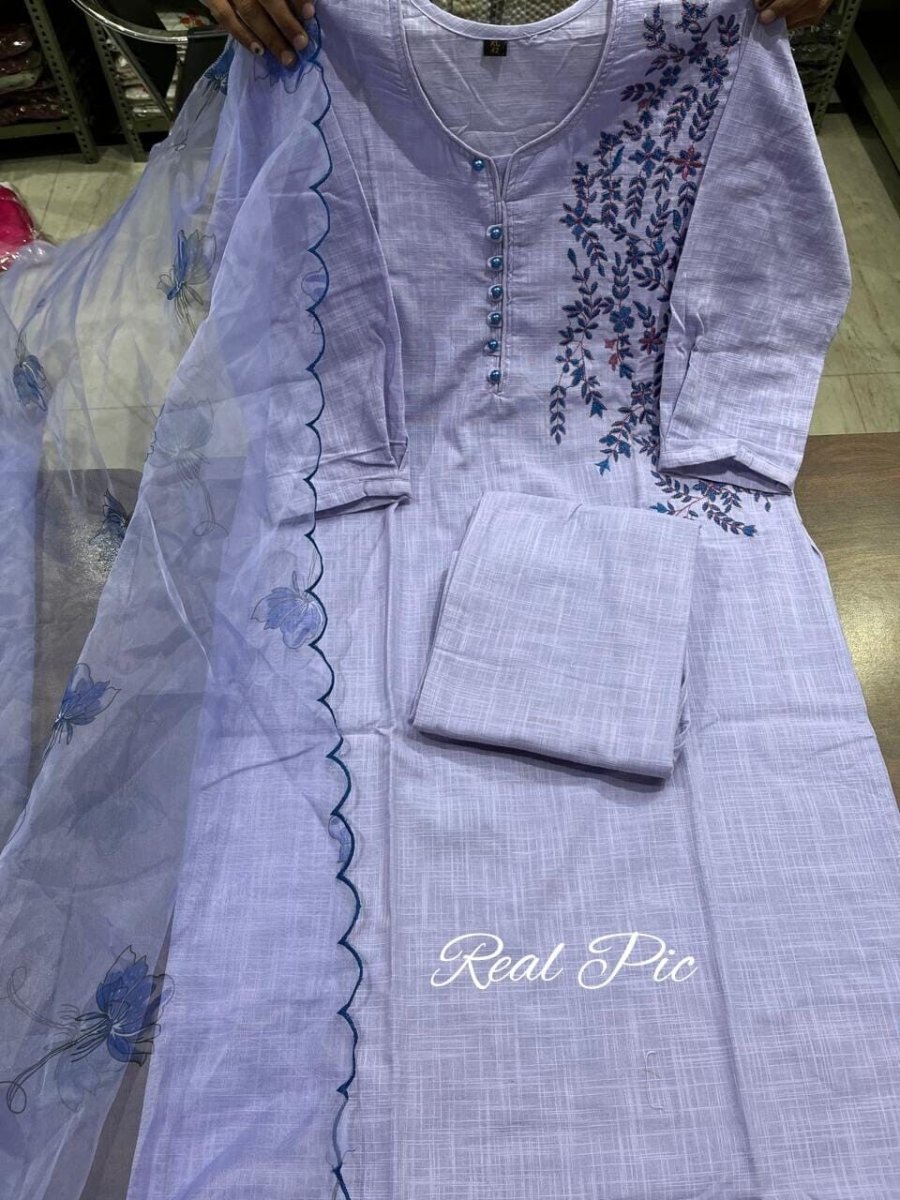 Cotton Bollywood Designer Salwar Kameez Wear Wedding Party Pakistani Dress suit - 001FASHIONFORWARD