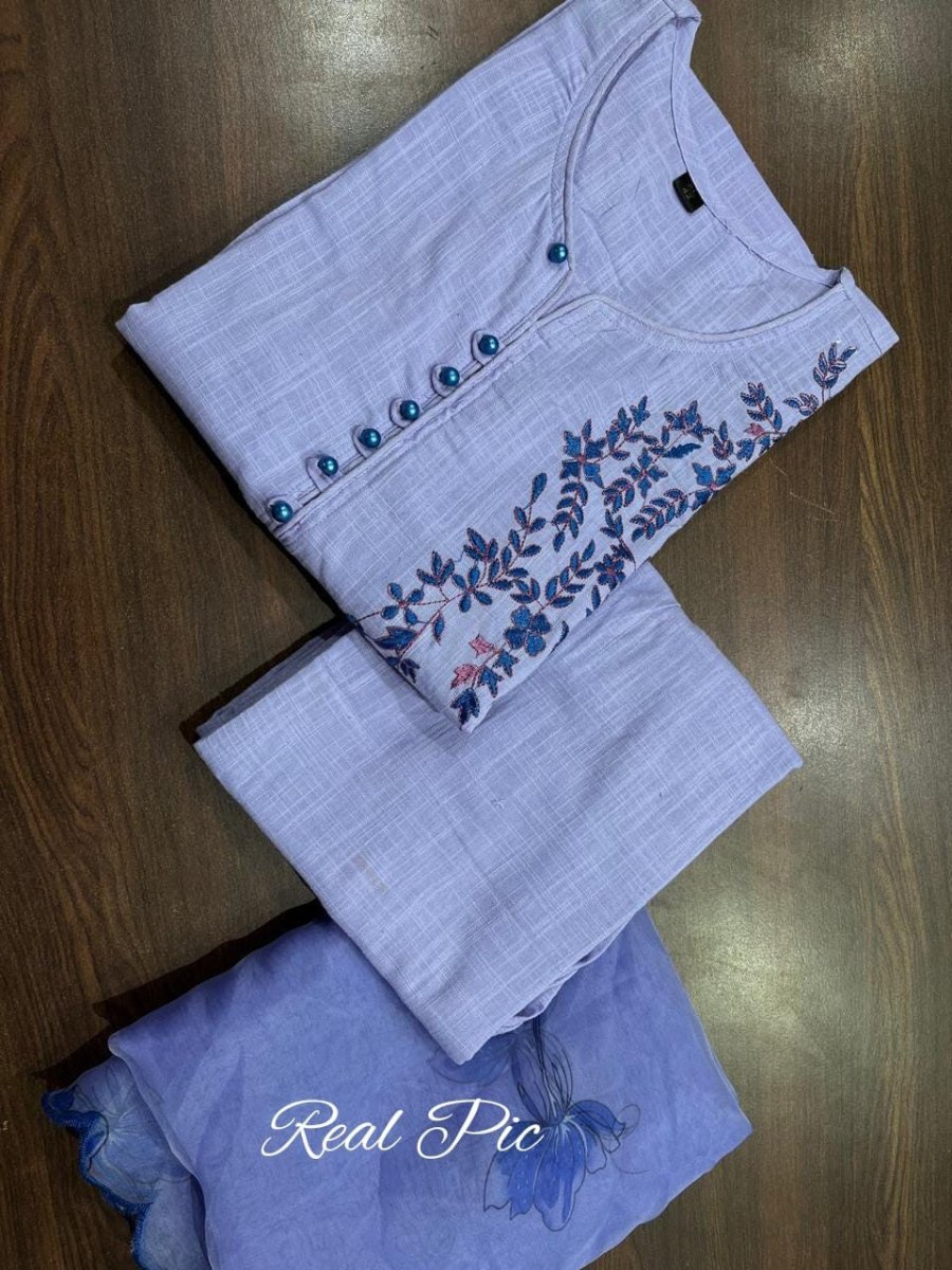 Cotton Bollywood Designer Salwar Kameez Wear Wedding Party Pakistani Dress suit - 001FASHIONFORWARD