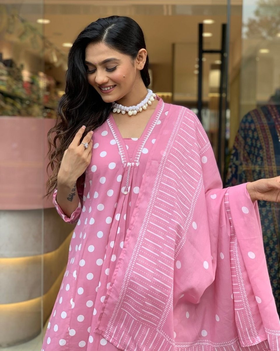 Cotton Bridal Dress Flared Anarkali Gown Pakistani Formal Readymade Party Gown - 001FASHIONFORWARD