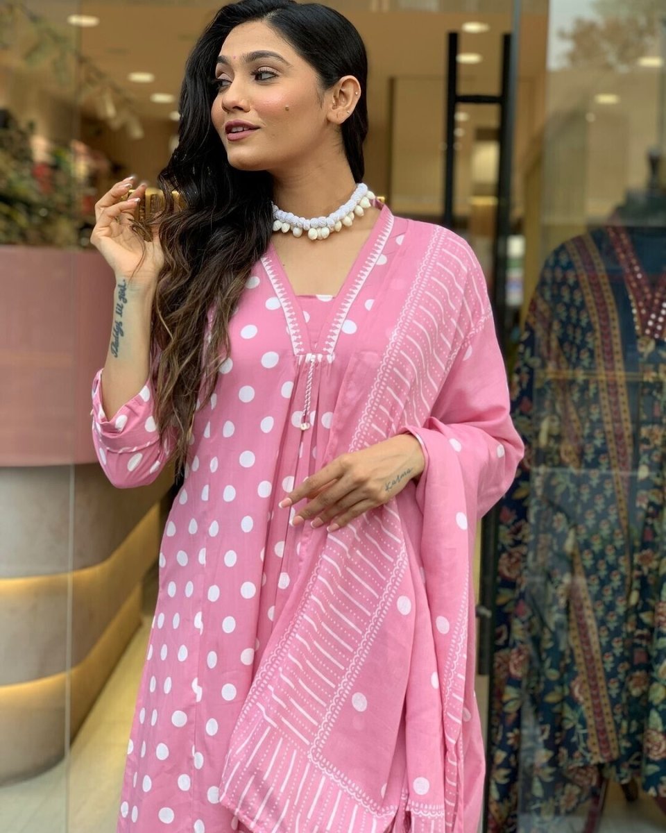 Cotton Bridal Dress Flared Anarkali Gown Pakistani Formal Readymade Party Gown - 001FASHIONFORWARD