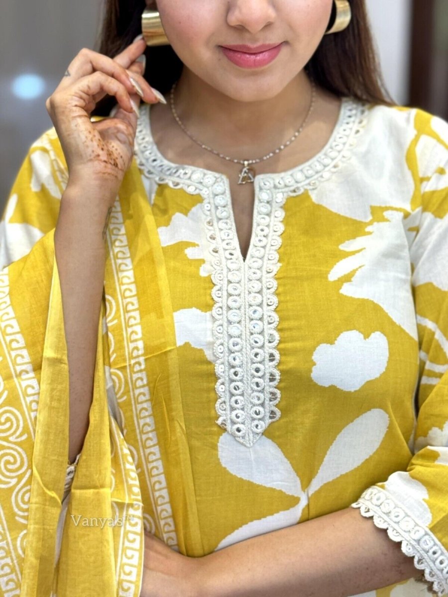 Cotton Dress Pakistani Salwar Kameez Readymade Suits Indian Wedding Party 3 Pc - 001FASHIONFORWARD