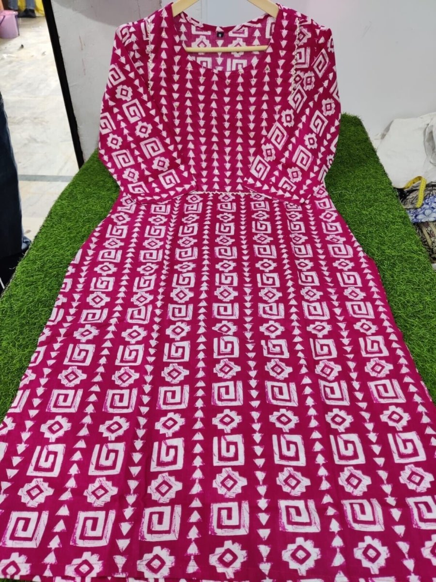 Cotton Floral Salwar Kameej Suit , Wedding party wear Kurti pant 3 Readymade - 001FASHIONFORWARD