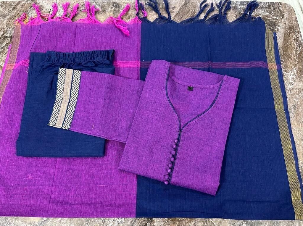 Cotton Gota Patti Salwar Kameez – Readymade Indian Wedding & Party Wear Suit - 001FASHIONFORWARD