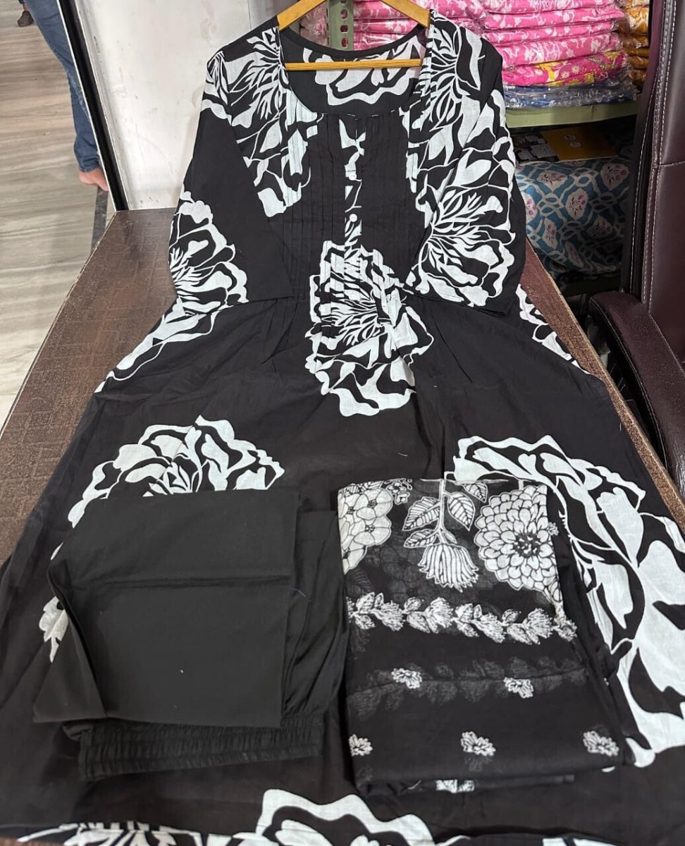 Cotton Pakistani Salwar Kameez Dress – Ready - to - Wear Suit for Indian Weddings & - 001FASHIONFORWARD