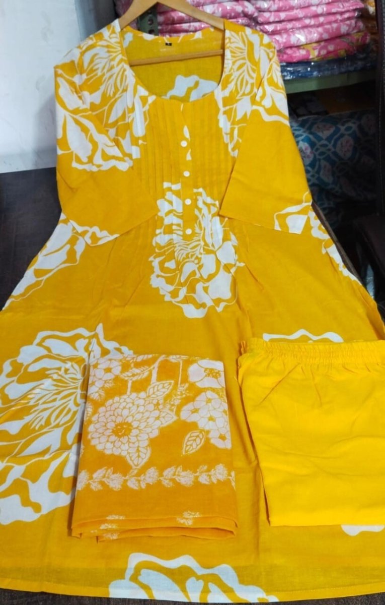 Cotton Pakistani Salwar Kameez Dress – Ready - to - Wear Suit for Indian Weddings & - 001FASHIONFORWARD