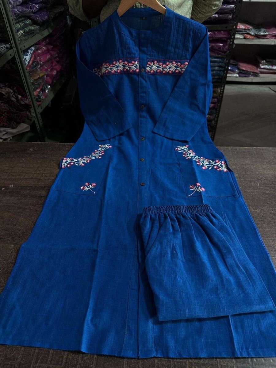 Cotton Women Dress Salwar Kameez Readymade Suits Indian Wedding Party 2 PCS - 001FASHIONFORWARD