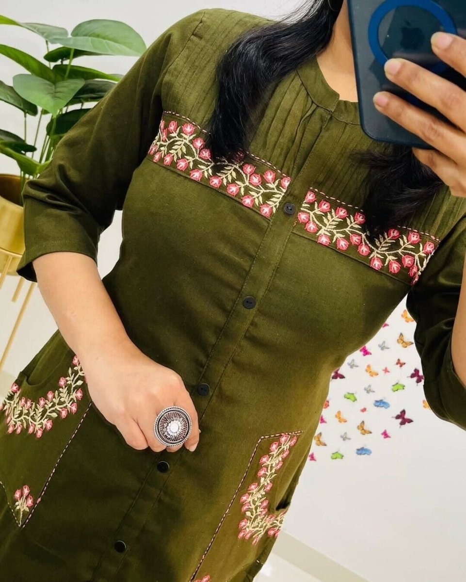 Cotton Women Dress Salwar Kameez Readymade Suits Indian Wedding Party 2 PCS - 001FASHIONFORWARD