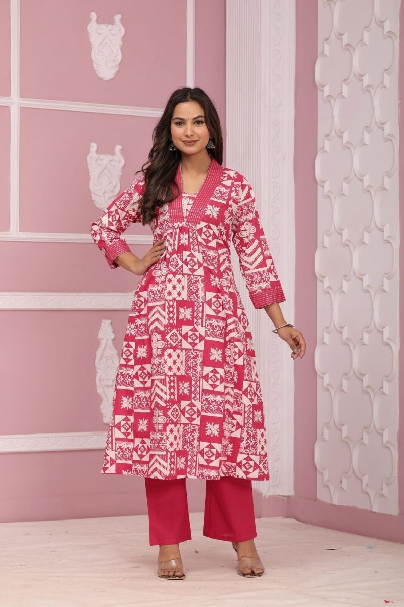 Designer Pakistani Salwar Kameez Ready To Wear Suits Indian Wedding Party Cotton - 001FASHIONFORWARD
