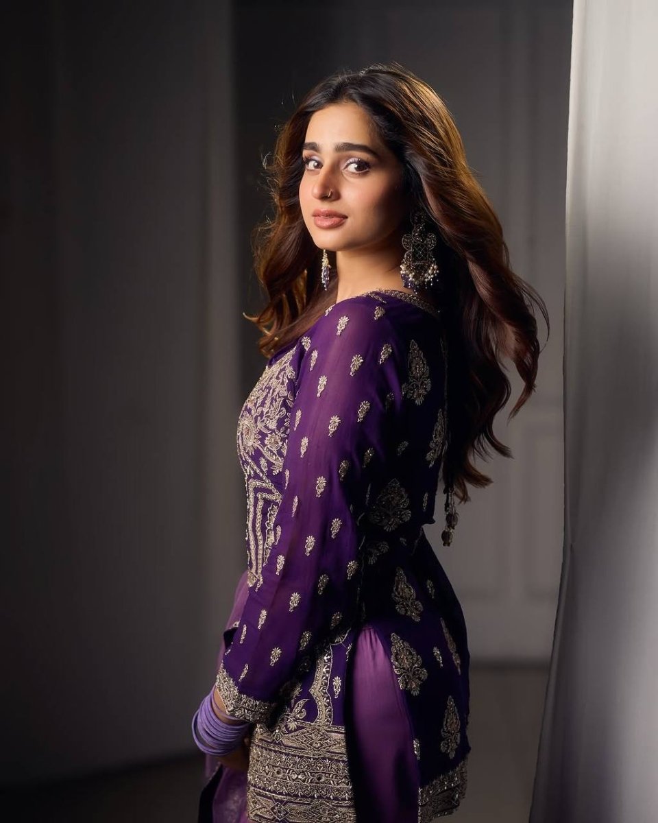 Festive Special Ready to Wear 3 pc Georgette Kurta Sharara Set with Sequins Embroidery - 001FASHIONFORWARD