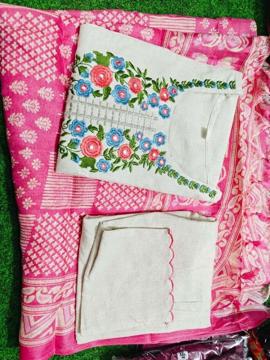 Indian Salwar Kameez Suit Designer Pakistani Bollywood Party Wear Cotton Dress - 001FASHIONFORWARD