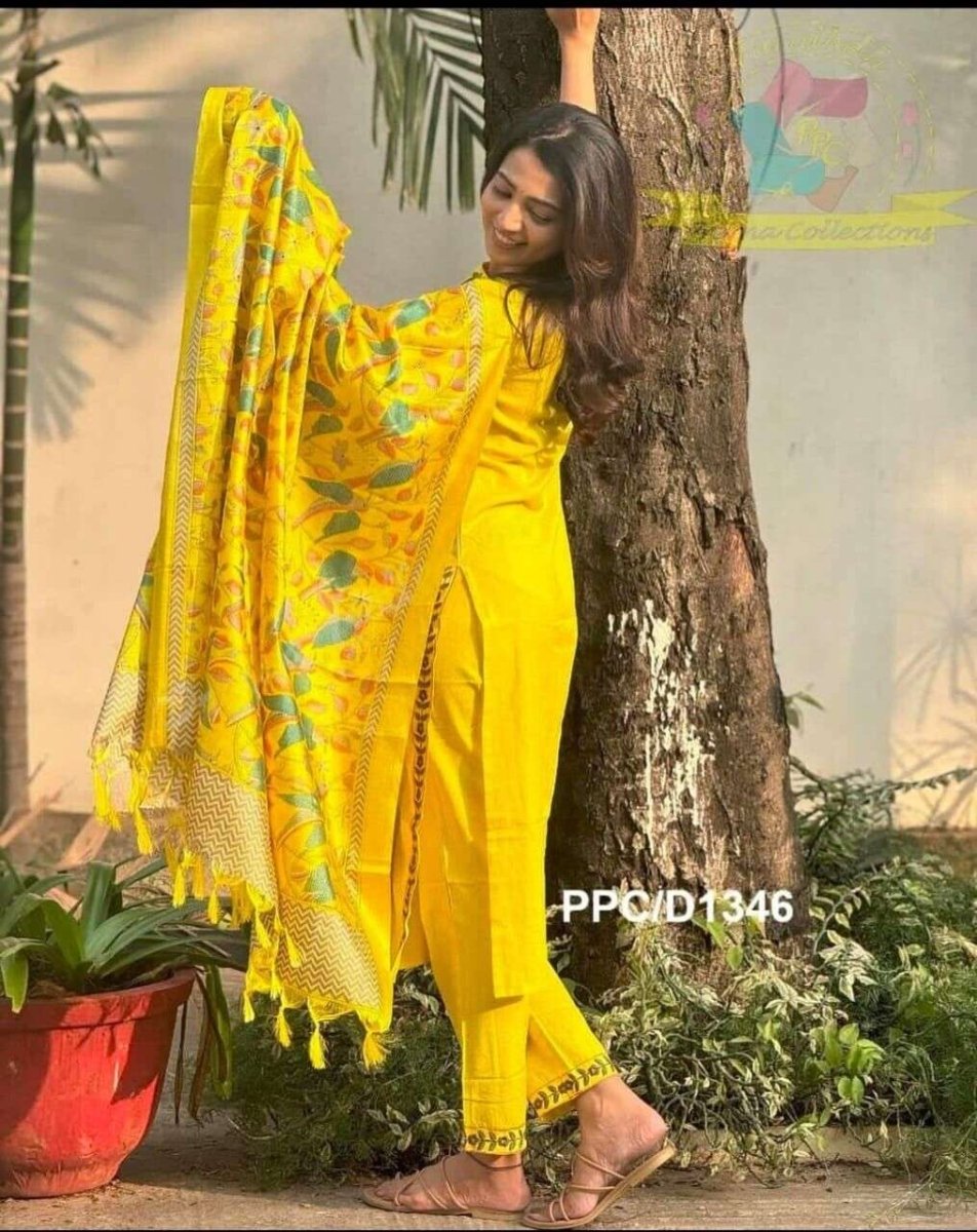Indian Salwar Kameez Suit Designer Pakistani Bollywood Party Wear Wedding Cotton - 001FASHIONFORWARD