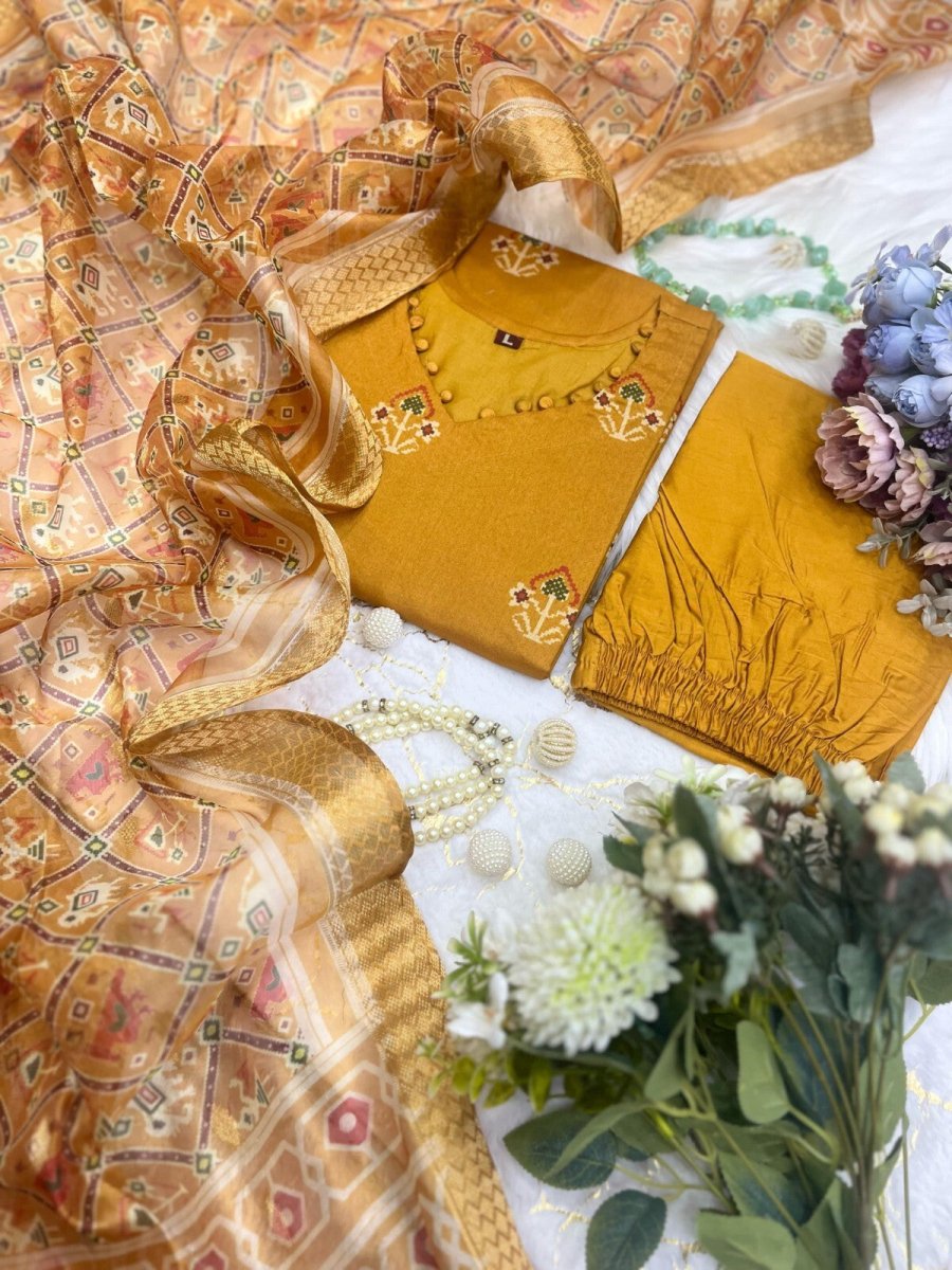 Pakistani Dress Salwar Kameez Ready To Wear Suits Indian Wedding Party Silk - 001FASHIONFORWARD