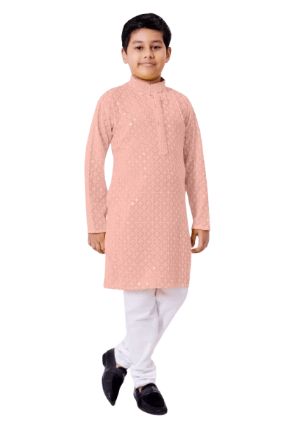 Pakistani Indian Kid Boy Kurta Kameez for Eid Party Wedding Mehndi Age 5 to 12 - 001FASHIONFORWARD
