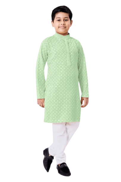 Pakistani Indian Kid Boy Kurta Kameez for Eid Party Wedding Mehndi Age 5 to 12 - 001FASHIONFORWARD
