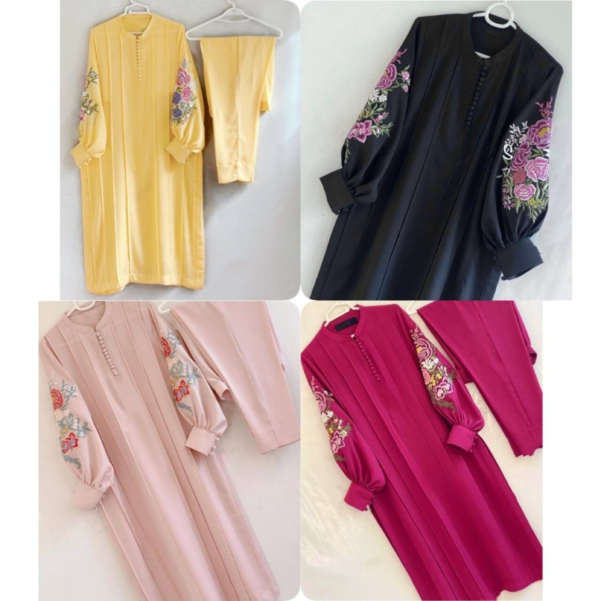 Pakistani Indian Kurti Kurta 3PC Salwar Kameez Chunni Tunic Silk Kurti - 001FASHIONFORWARD