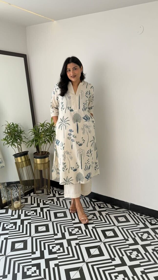 Pakistani Salwar Kameez Ready To Wear Dress Suits Cotton Party Bollywood 2 pcs - 001FASHIONFORWARD