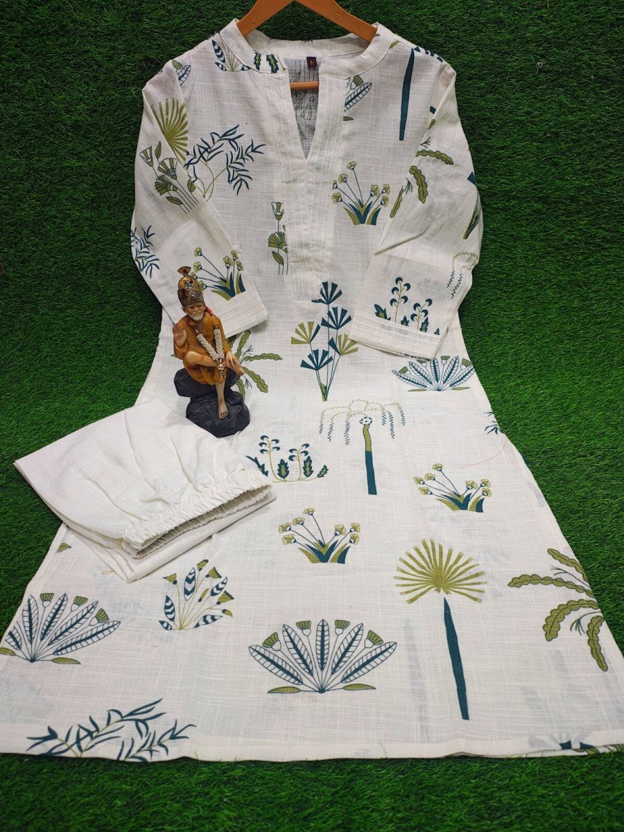 Pakistani Salwar Kameez Ready To Wear Dress Suits Cotton Party Bollywood 2 pcs - 001FASHIONFORWARD