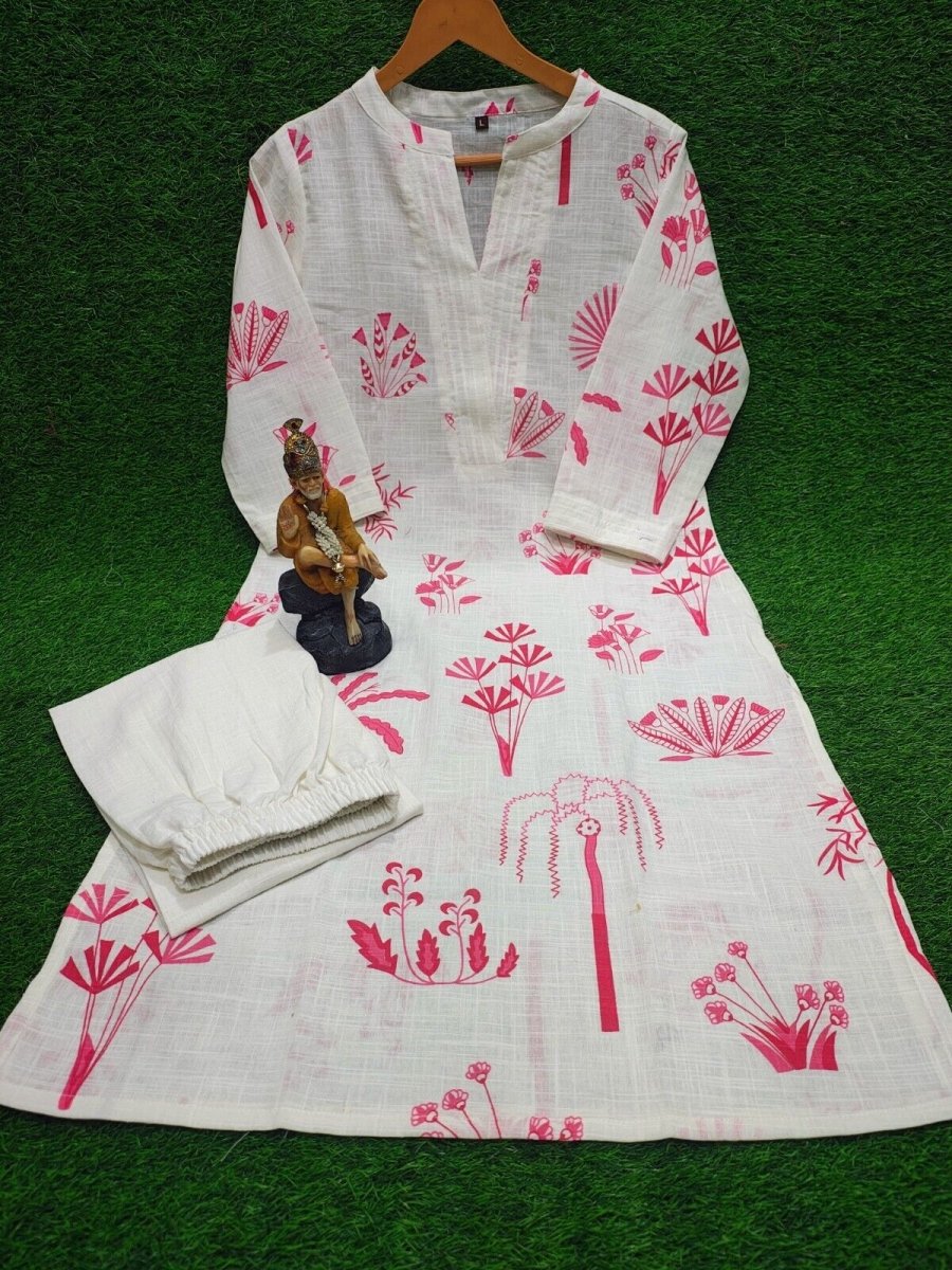 Pakistani Salwar Kameez Ready To Wear Dress Suits Cotton Party Bollywood 2 pcs - 001FASHIONFORWARD