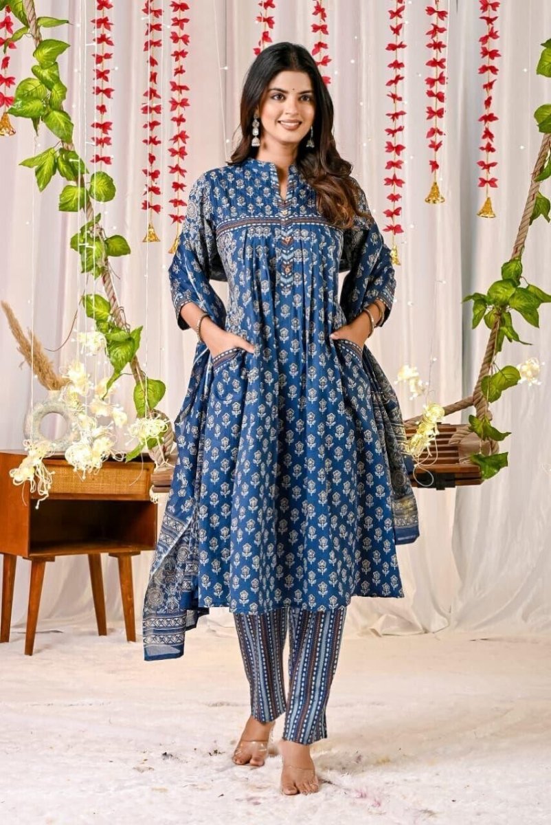 Readymade Indian Cotton Kurti Salwar Kameez Readymade Women Dress Tunic - 001FASHIONFORWARD