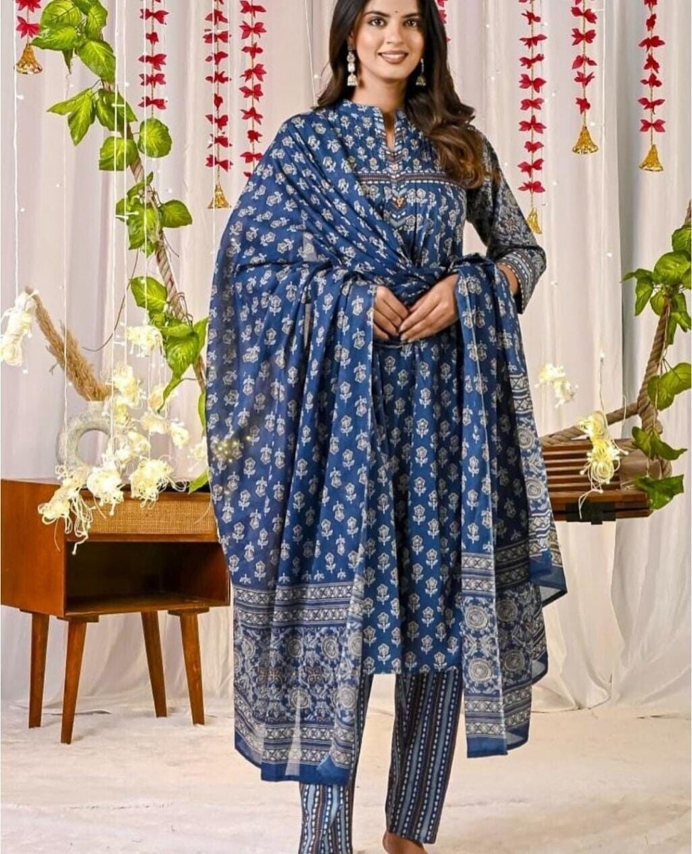 Readymade Indian Cotton Kurti Salwar Kameez Readymade Women Dress Tunic - 001FASHIONFORWARD