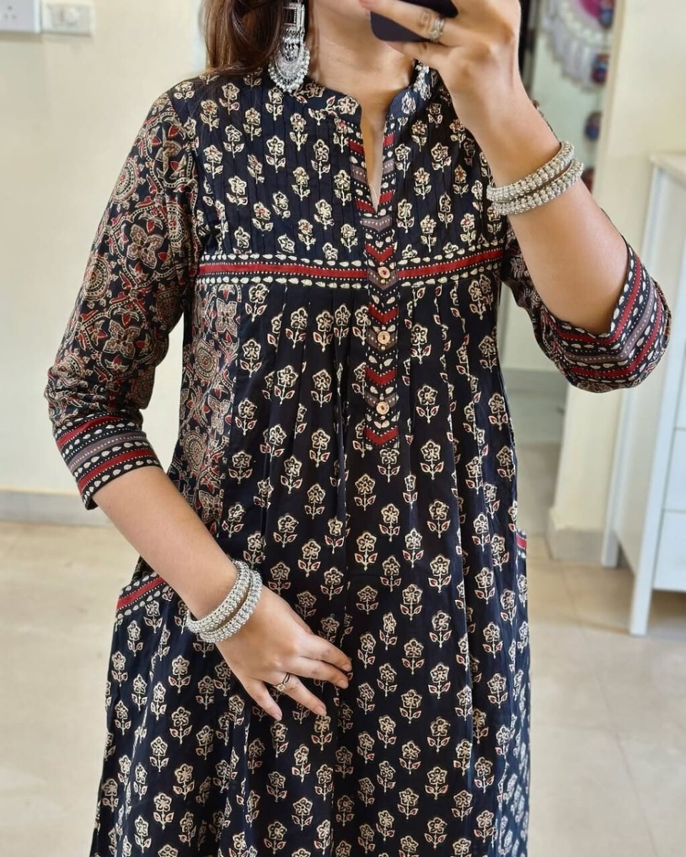 Readymade Indian Cotton Kurti Salwar Kameez Readymade Women Dress Tunic - 001FASHIONFORWARD
