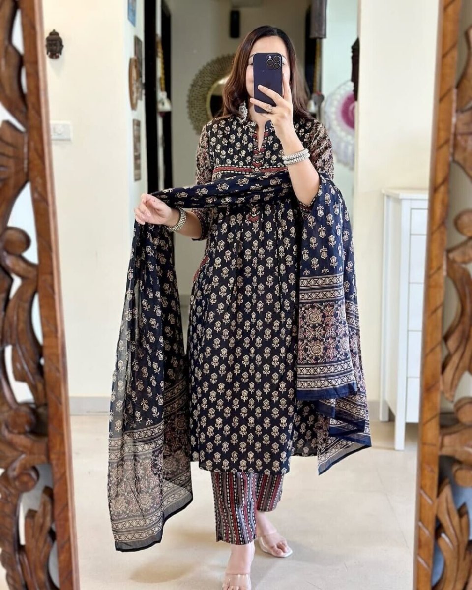 Readymade Indian Cotton Kurti Salwar Kameez Readymade Women Dress Tunic - 001FASHIONFORWARD