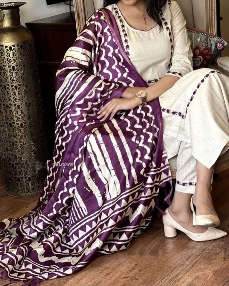 Readymade Printed Cotton indian Women Designer Suit straight salwar kameez 3pcs - 001FASHIONFORWARD