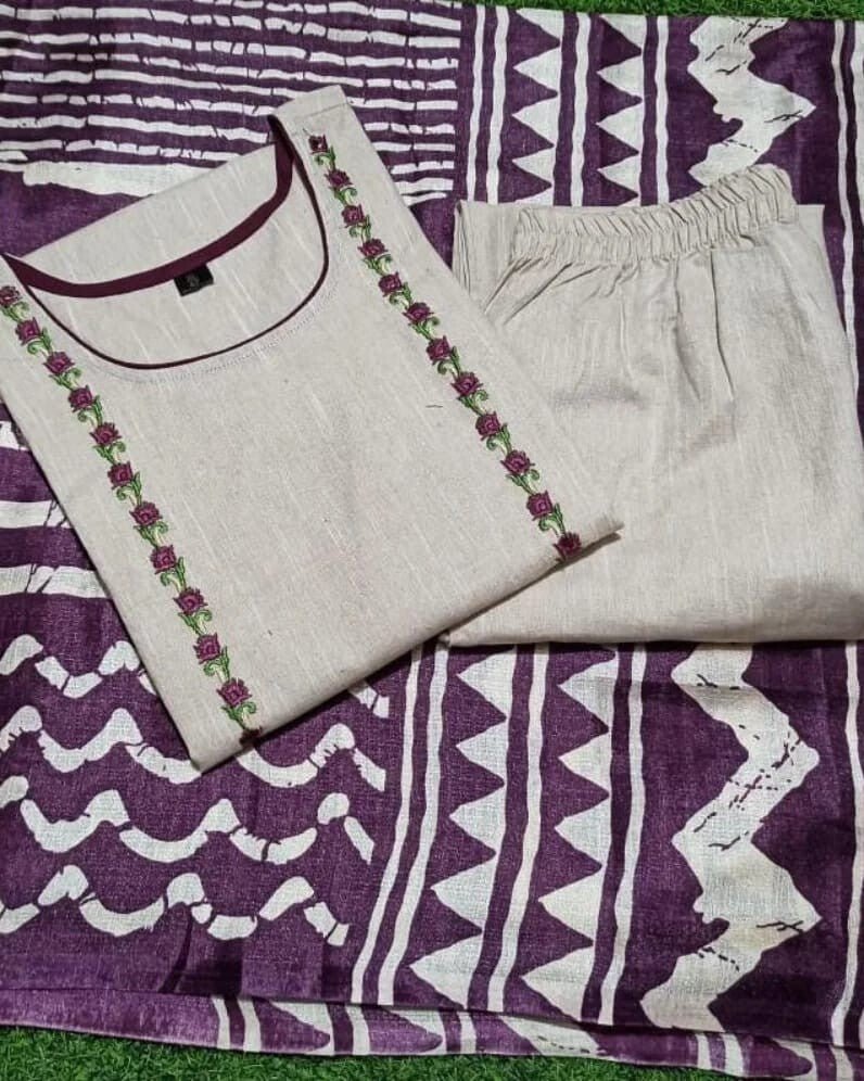 Readymade Printed Cotton indian Women Designer Suit straight salwar kameez 3pcs - 001FASHIONFORWARD