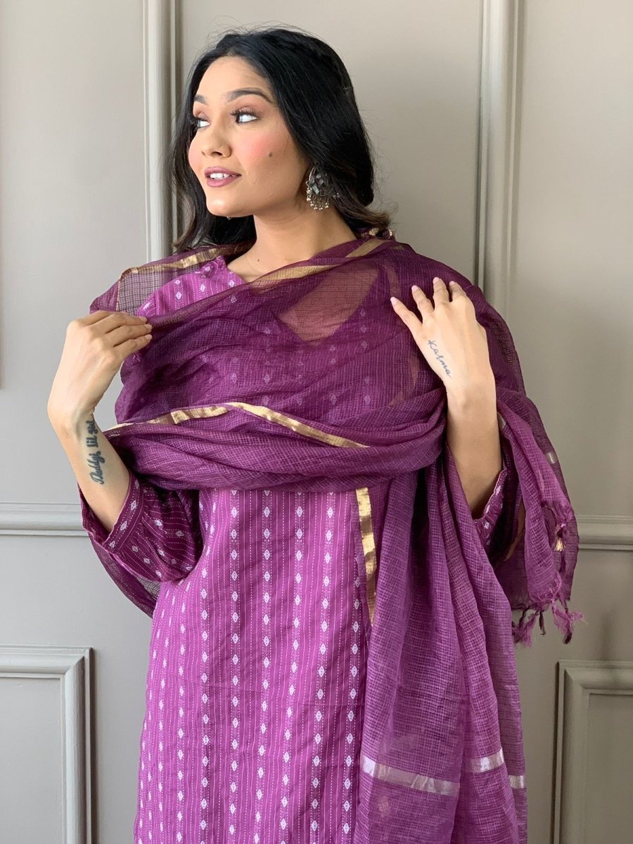 Readymade Wedding Salwar Kameez Indian Pakistani Bollywood Cotton Kurti 3 Piece - 001FASHIONFORWARD
