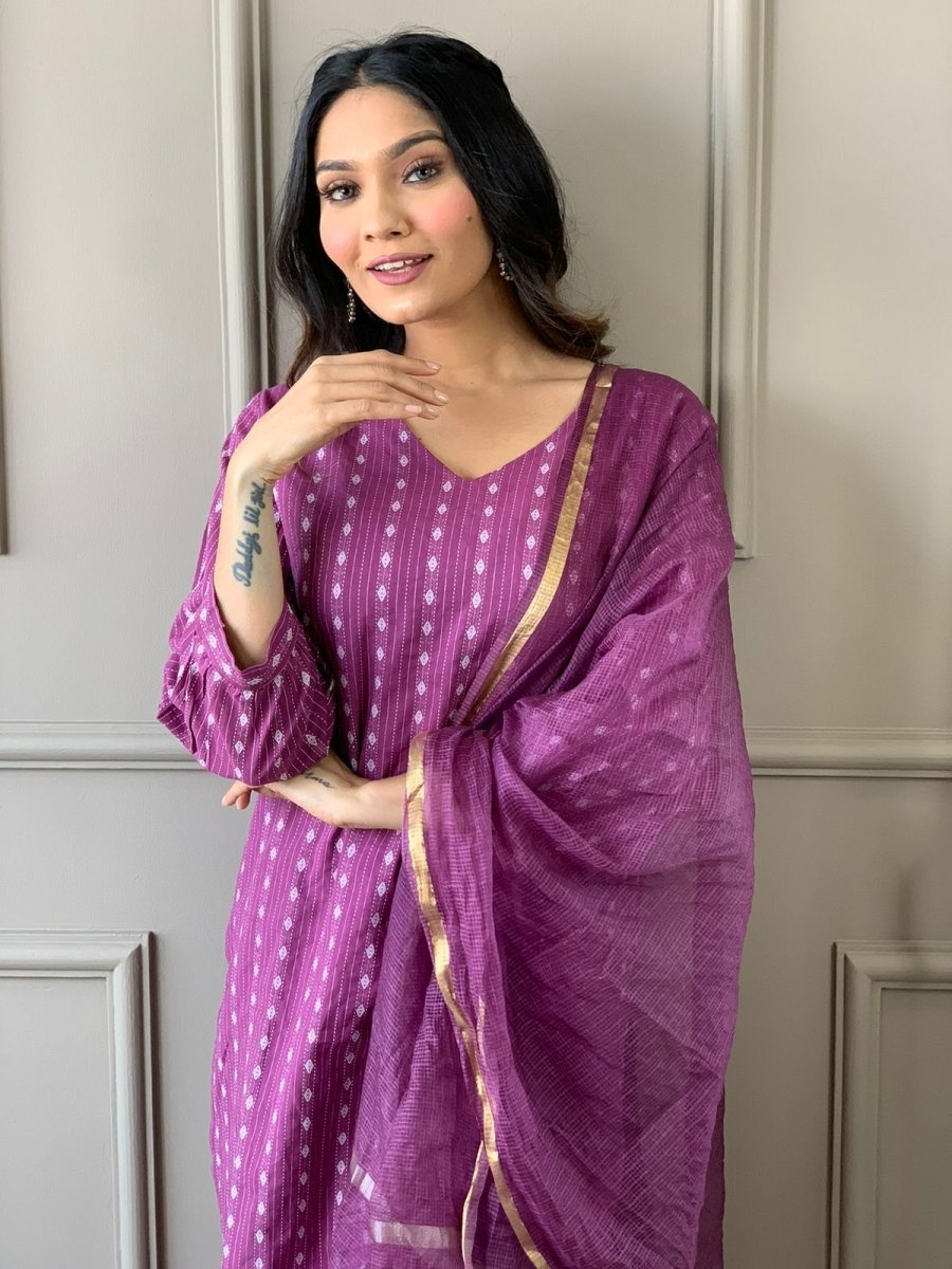 Readymade Wedding Salwar Kameez Indian Pakistani Bollywood Cotton Kurti 3 Piece - 001FASHIONFORWARD