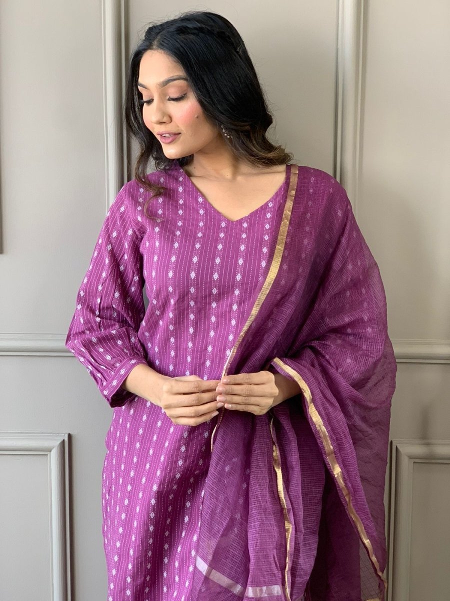 Readymade Wedding Salwar Kameez Indian Pakistani Bollywood Cotton Kurti 3 Piece - 001FASHIONFORWARD