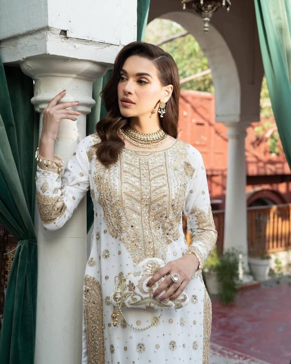 Salwar Kameez Pakistani Indian Wedding Partywear Dress with Dupatta Georgette - 001FASHIONFORWARD