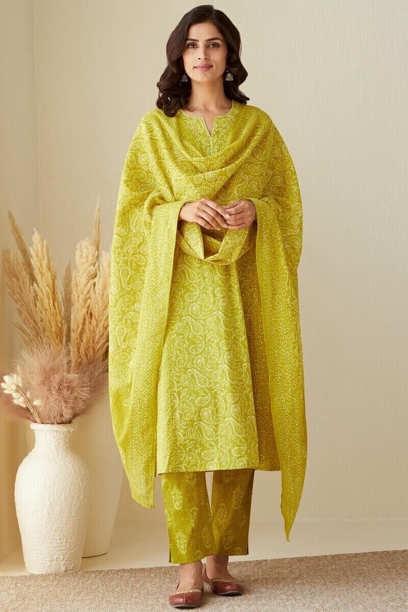 Wedding Salwar kameez Women, Readymade Cotton set Kurta, Pakistani suit 3Pc Set - 001FASHIONFORWARD
