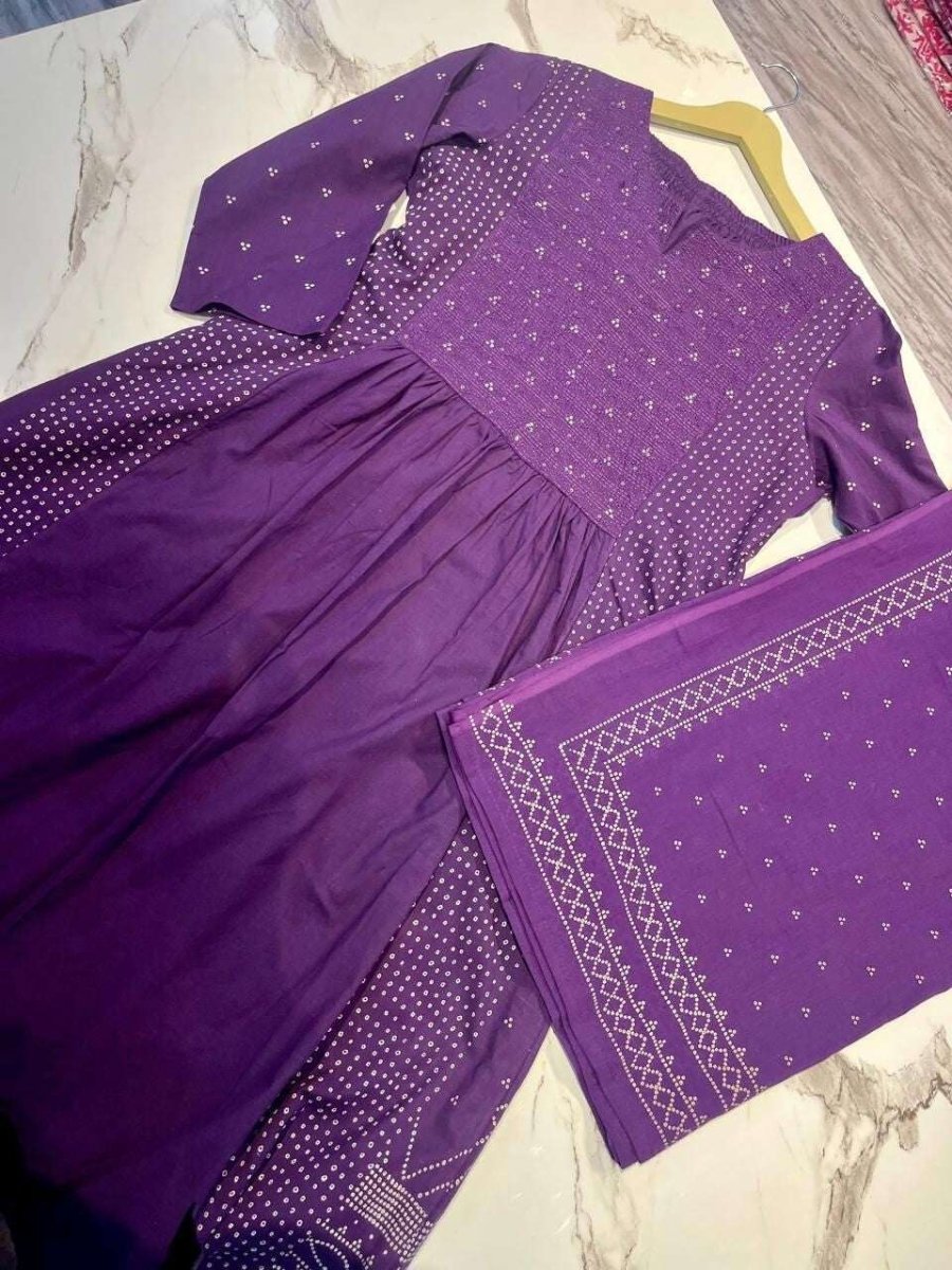 Women Anarkali Gown With Pant Sets Indian Designer Salwar Kameez Readymade Suit - 001FASHIONFORWARD