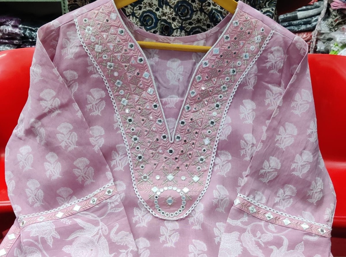 Women Cotton Suit Readymade Salwar Kameez Ready To Party Wear Suit - 001FASHIONFORWARD